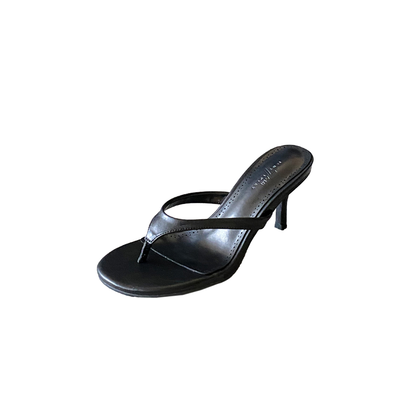2025 Spring New Round Toe Thin Heel Elegant Slim French Fashion Sexy Open Toe Women Slippers - Style 3c1993 - Image 5