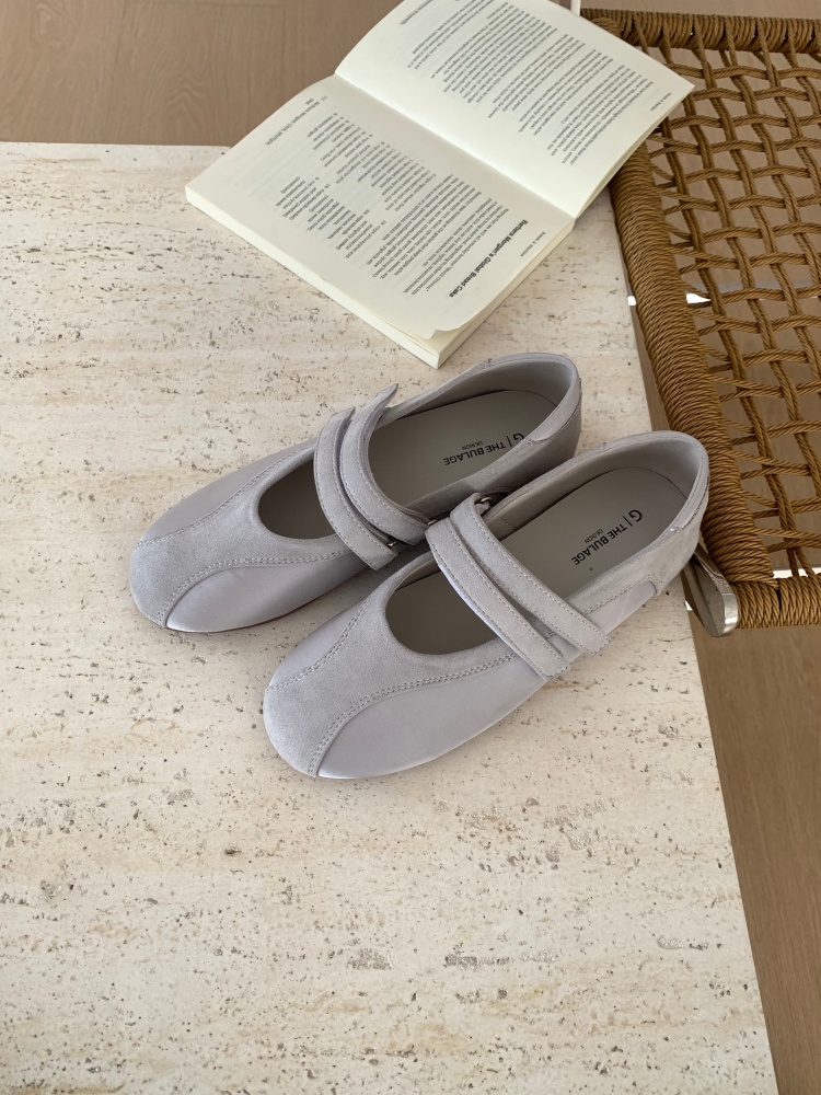 Retro Satin Flat Mary Jane Shoes with Velcro for Women 2026 New Style Comfortable Soft Sole - Image 4