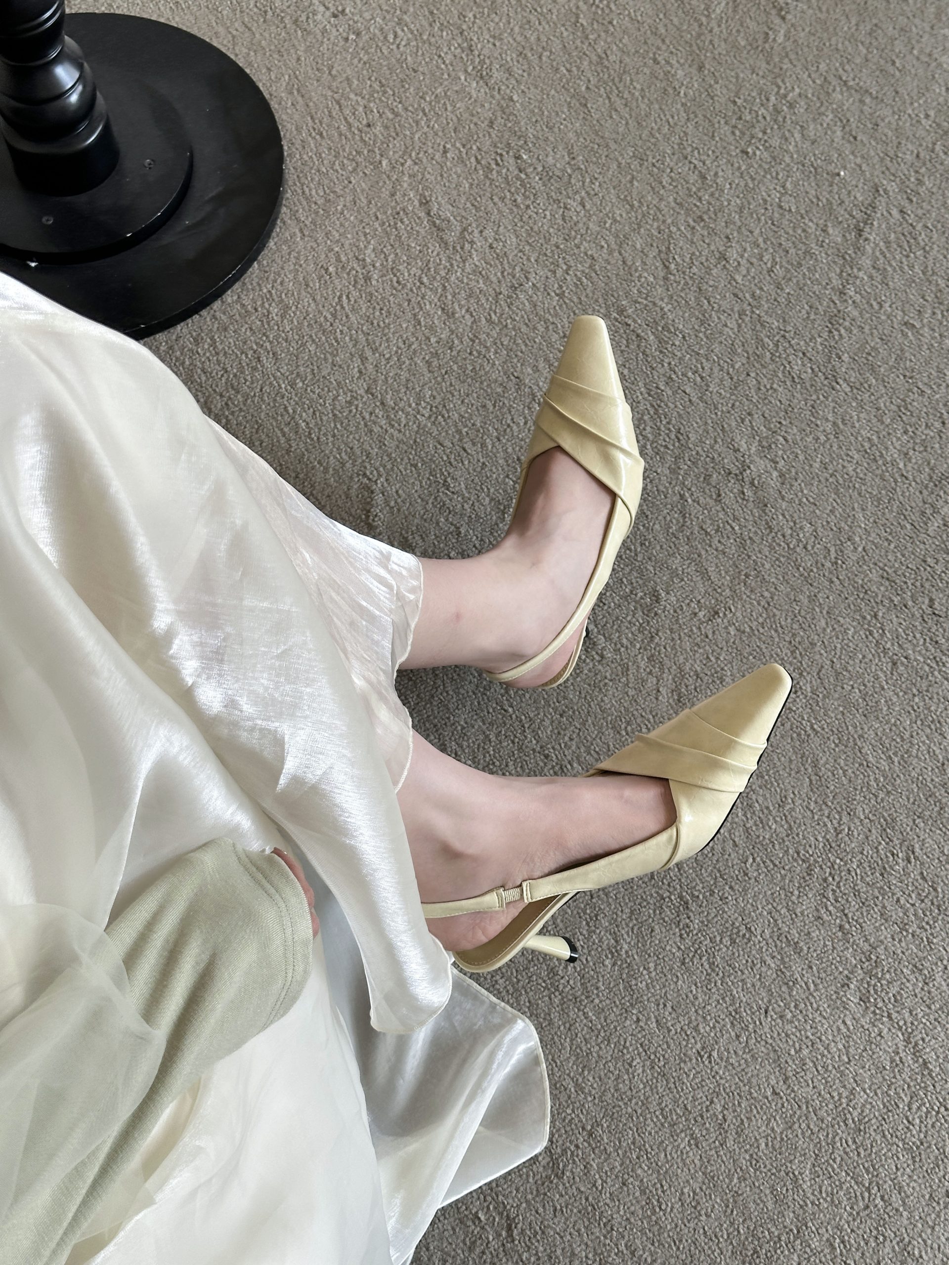 2026 Spring New Pointed Toe Thin Heel High Heels Elegant Slim French Fashion Sexy Beauty Closed Toe Sandals - Style 7e486d - Image 3