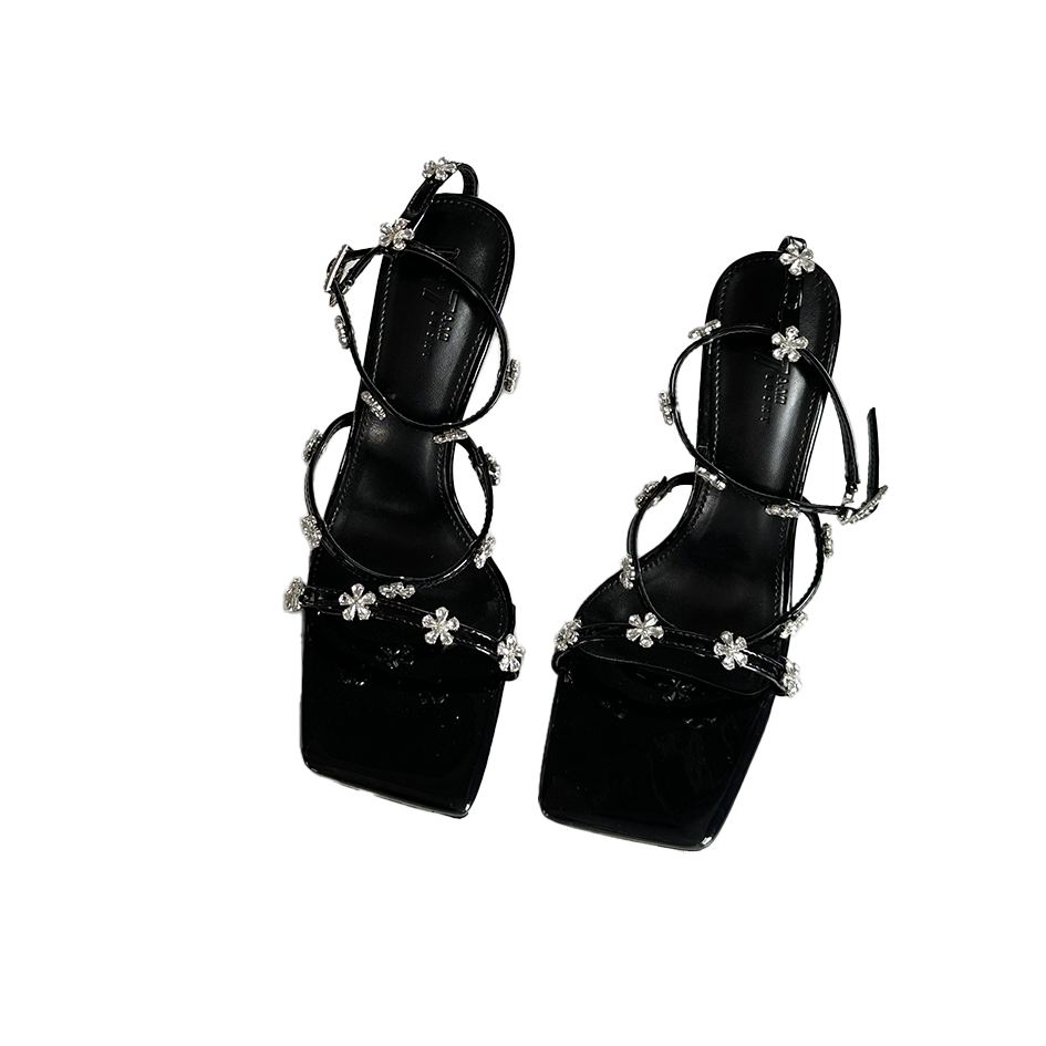 2026 Summer New Open Toe Stiletto Heel Elegant Slim French Fashion Sexy Beauty Net Red Sandals - Image 5